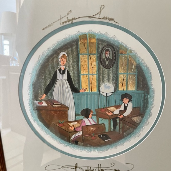 P. Buckley Moss Signed and Numbered Framed Lithograph - Picture 10 of 10